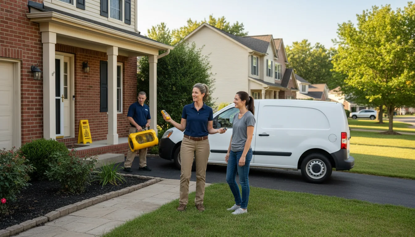 Water restoration image for Dehumidification And Cleanup Services in Hemingway, SC